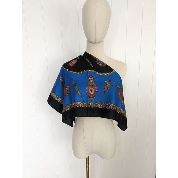 Art of the Scarf for Tie Rack Polyester Scarf - Vibrant Color Bottles Design - Picture 2 of 6